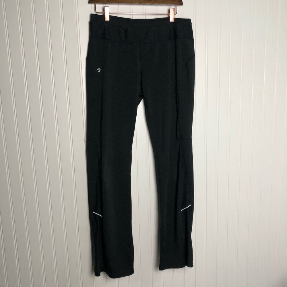 Athleta straight leg black athletic pants